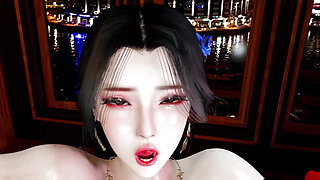 Beauty bigboob bartender and the BBC (Part 01) - Hentai 3D uncensored v408