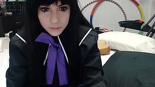 Webcam big booty brunette fucking machine toy hard