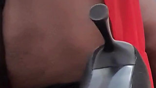 Ebony Boobs In Rope Bondage
