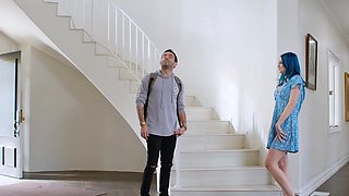 Big tit babe Jewelz sucks Jake's dick in lacy bras and panties