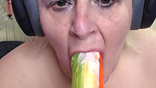 Big Piped Gagged in the Mouth of This Whore Hag