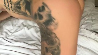 Blonde emo amateur solo masturbation
