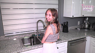 Breezy Helps Step-stepdad While Step-moms at Work