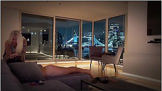 Mistress Mercy Pegs Fan With A View