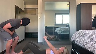 Ballbusting Workout To Punish Perv