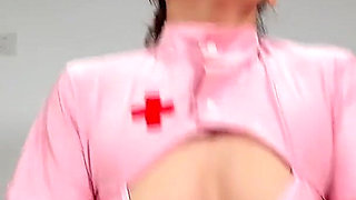 Lewd Nurse's Sex, Fellatio, Creampie, Close-up Angle