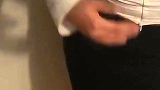 Shhh Don't Make Noise!! That They Can See Us!! Whore Secretary Waits for Everyone to Leave the Office