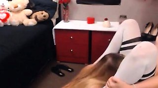 Pleasant Evening Plans: Amateur Lesbian Webcam Fun