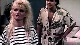 Amateur blonde and brunette lick each other