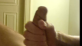 I Wank Outside My Step Sisters Bathroom to See if She Will Touch My Dick or Ask Me to Leave