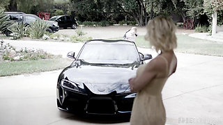 Pure Taboo Seductive Blonde MILF Kit Mercer Fucks Her New Stepson to Humiliate Her Weak Husband