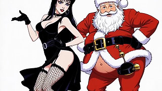 Krampus Stuffed a Butt Plug Into Elvira, the Mistress of Darkness' Ass, and Brought Her to Orgasm. a Christmas Porn Story
