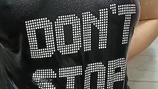 Wet Undressing and Cumming in the Shower