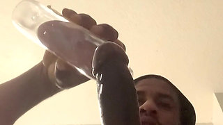 Stroking This BBC Until It Bursts with Cum