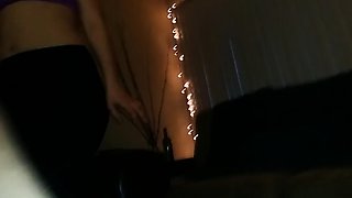 Amateur Webcam Cute Teen Plays Solo with Big Dildo