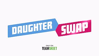 Daughterswap - brilliant arsed stepdaughters entice and swap their step-dads after messy photoshoot