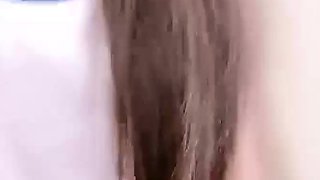 Close up pussy gape and toy