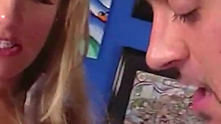Her Tight Insides Get Even Tighter When She Has a Deepthroat Rod Clogging Her up
