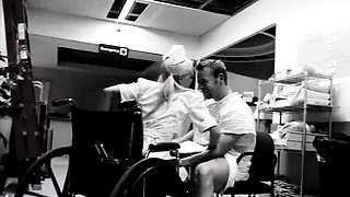 Vintage blonde nurse hardcore fucking