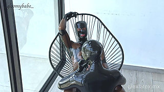 Hot Session on the String Chair, Full - Alex Latex