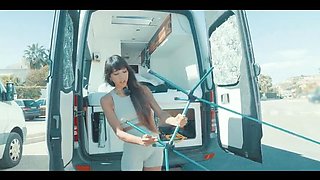 DaringKiara's Outdoor Solo Adventure: Nude Flashing & Fingering in Public