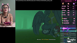 Hentai Game Makes Me So Wet I Can't Stop Fingering Myself LIVE!