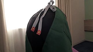 Japanese teen girl and a sex toy