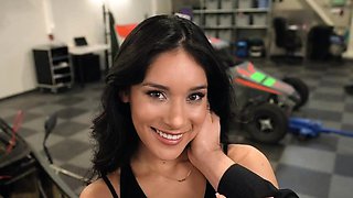 POV Passion with Stunning Brunette Carolina Guerrero