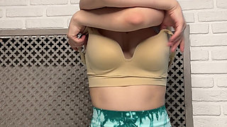 The Whole Workout I Was Horny Because of the Plug in My Butt