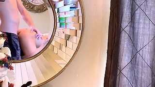 Teen Step sister home from vacation wet as fuck