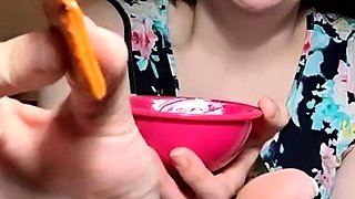 Amateur Foot Fetish Girlfriend Sucks and gives a Footjob