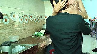 Getting hard fuck in kitchen, Bangladeshi Girl fucked in kitchen