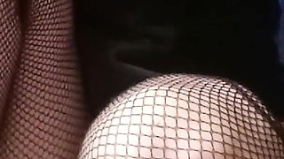 In Stockings, I Masturbate My Pussy Through My Panties, Smell My Dirty Panties, and Lick My Knees with My Tongue (fetish Video)