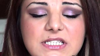 Aysha Rouge's Wild Woodman Casting: Big Tits Blowjob, POV