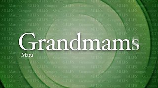 BBW Granny playing with Her Big Titties and Hairy Pussy at GrandMams