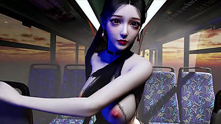 Seduction in Pixels: The 3D Goddess Spell- 3D Animation Hentai