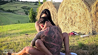 Latina MILF Outdoor Fuck with Big Tits Colombian Girl Before Husband Arrives - Mariana Martix & Farmer