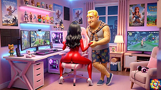 Gamer Room Late Night Romance - AI Hentai ASMR