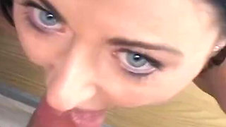 Foxy milf brunette having good sex
