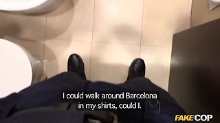 Chesty blonda latin screwed by a policeman with a huge cock - faux cop