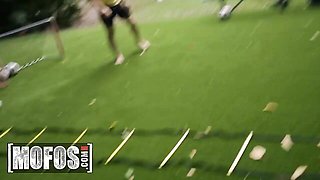 Callie and Mimi's doggystyle action