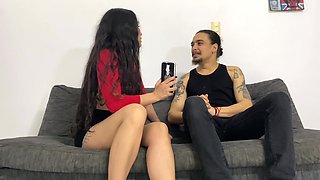 Stepmom caught her stepson playing with her lingerie