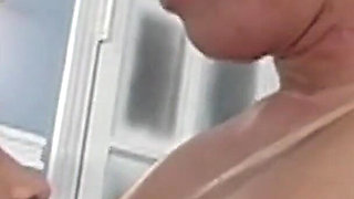 Playful Butts Scene-1 blonde and Brunette with Big Butts Share Cock and Cum