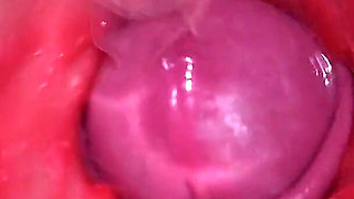 Camera Inside Pussy - Powerfull Cum in Pussy! Best Internal Asmr