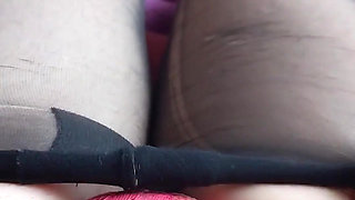 Pussy-plugged Cuckold Sissygasm