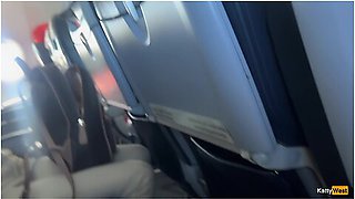 Public Cock Flashing In Airplane - I Brought Stranger To Cum In Two Minutes
