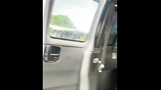 Valerica Steele Gets Smashed On Fan Bus