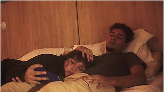 My Stepsister Lies On My Leg To Watch A Movie, It Makes Me Very Hard