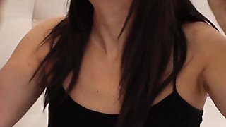 Wife Gives Double Blowjob with Cum in Mouth. Threesome. Full Scene. Ep 1241