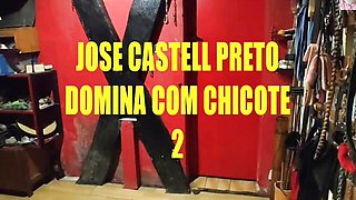 Jose Castell Preto Domina Com Chicote 2